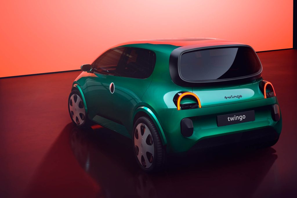 Renault Twingo concept rear three quarter view