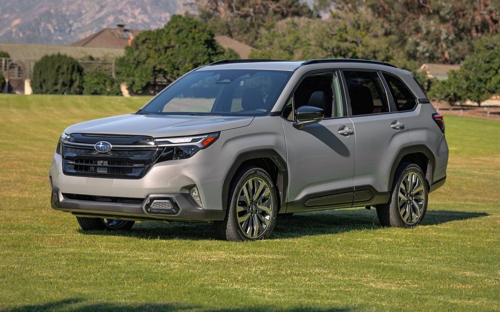 Subaru Forester Touring parked on grass