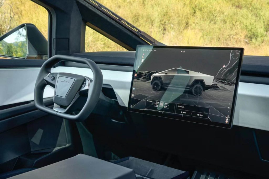 Tesla Cybertruck interior