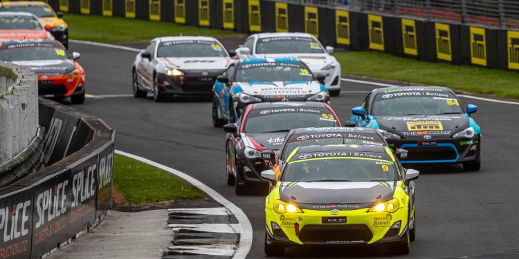 Toyota 86 Championship field racing at Pukekohe