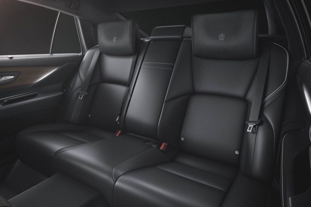 Toyota Crown Sedan rear seats