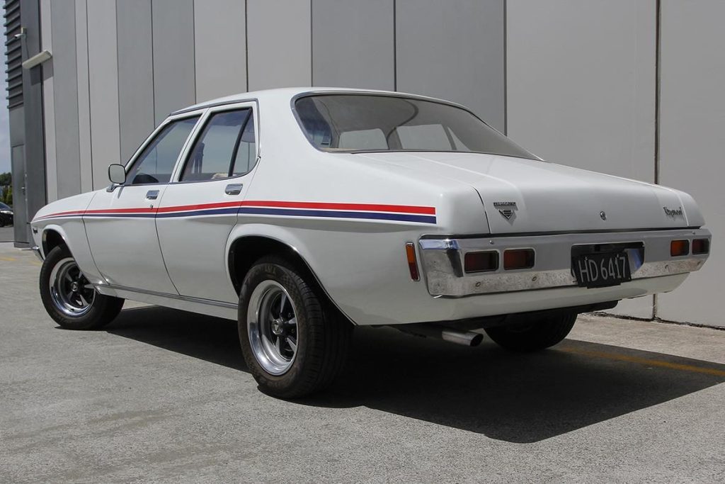 1973 Holden Kingswood Games Car rear three quarter view