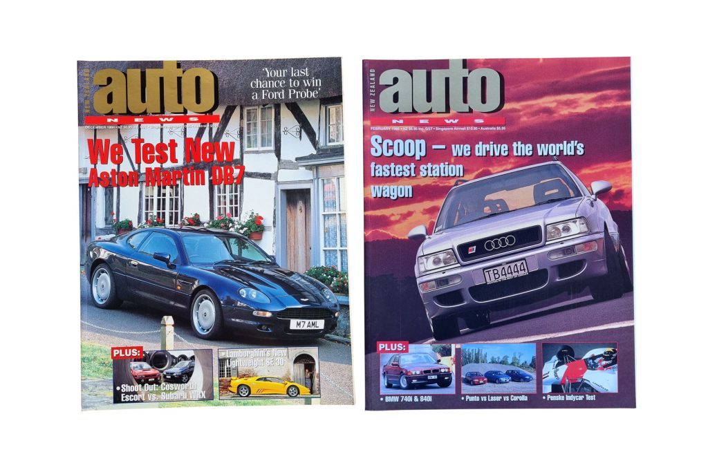 1994 and 1995 covers for Auto News