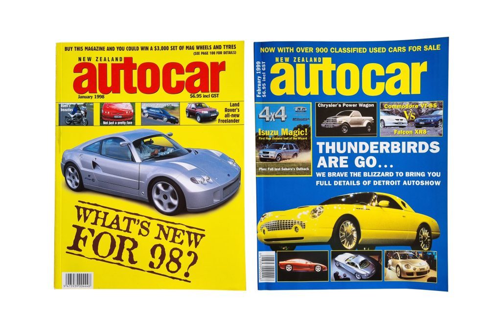 1998 and 1999 NZ Autocar covers