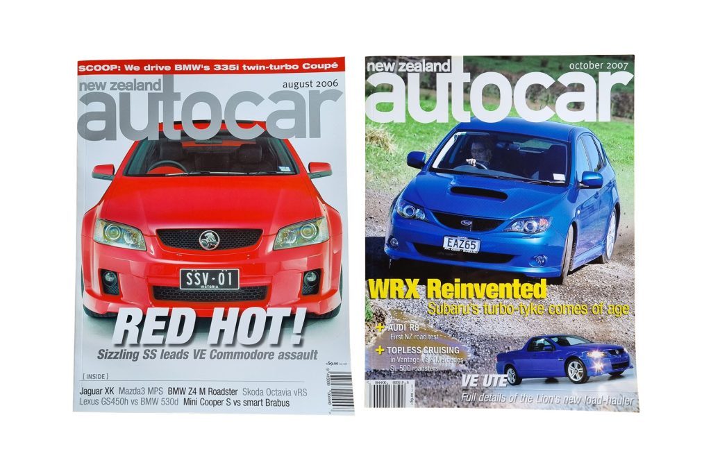 2006 and 2007 covers for NZ Autocar