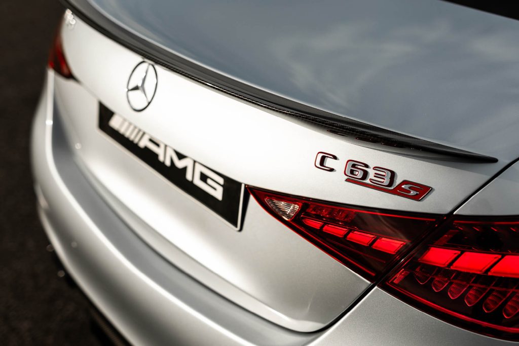 2024 Mercedes-AMG C 63 S E Performance rear badging