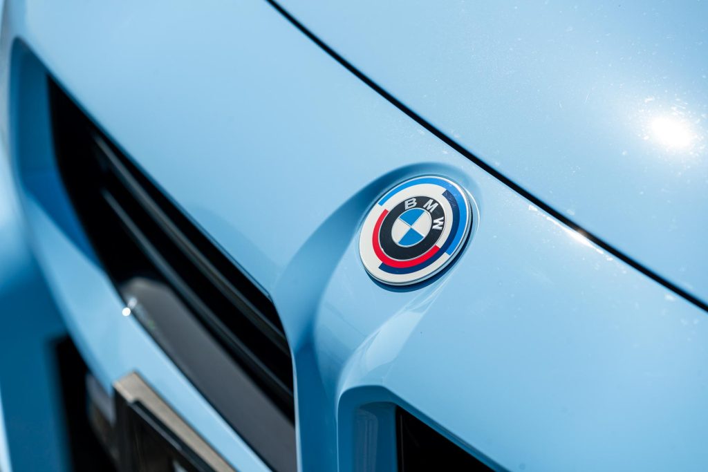 BMW M2 Competition badge detail