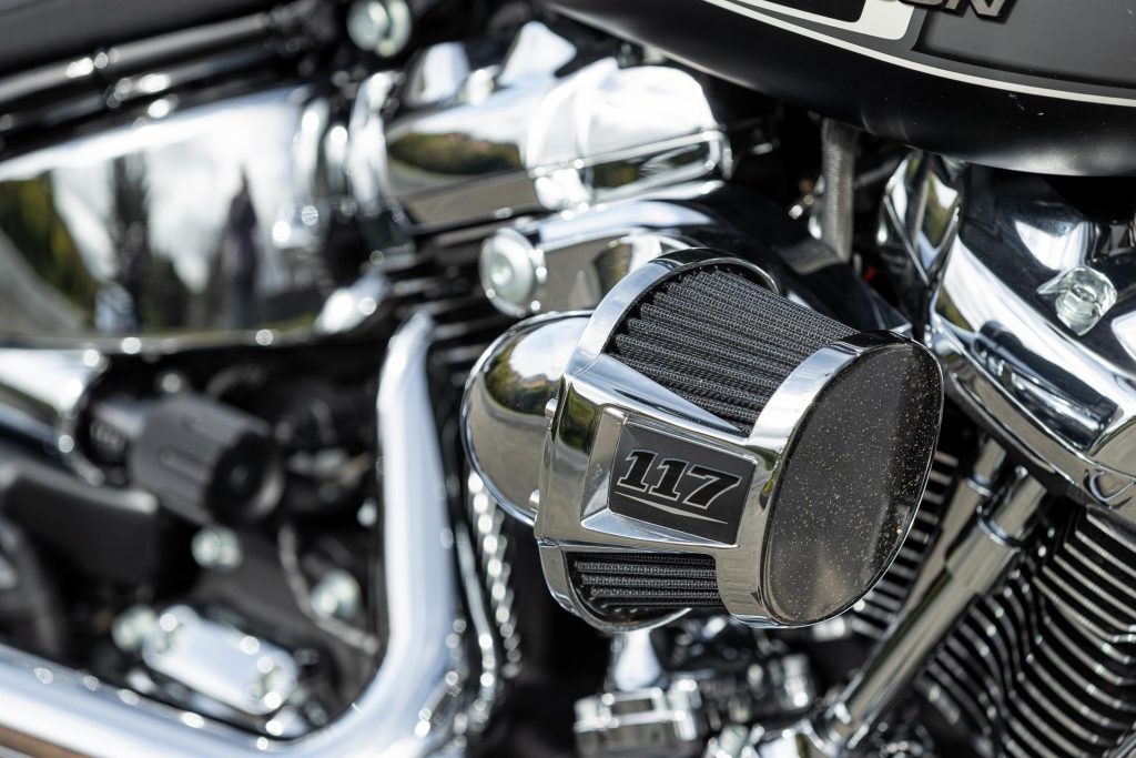 Harley-Davidson Breakout 117 air intake detail