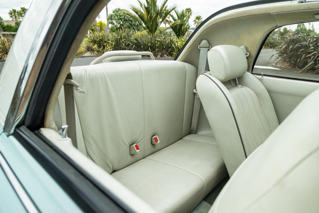 Nissan Figaro rear seats with roof off