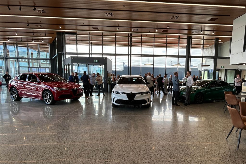 Alfa Romeos at North Shore Andrew Simms dealership