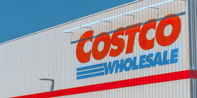 Costco Wholesale sign on building