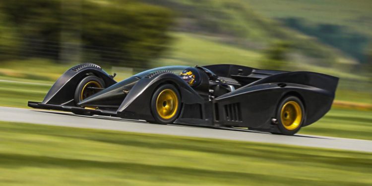 Rodin Cars FZERO racing on test track in New Zealand