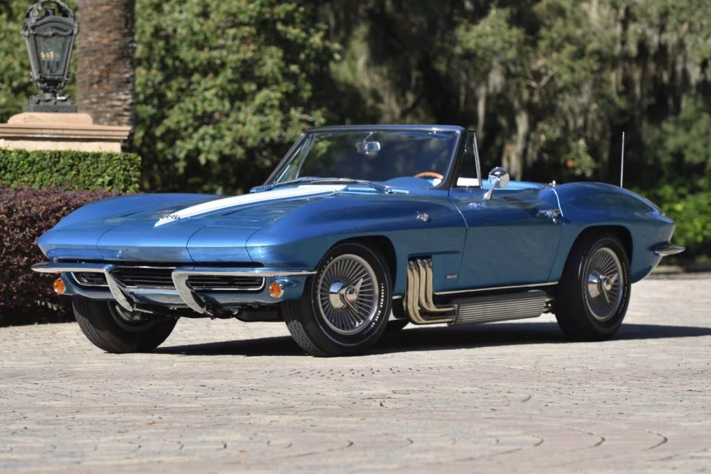 Harley Earl's 1963 Chevrolet Corvette Styling Car front three quarter view