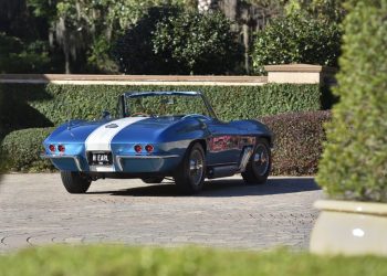 Harley Earl's 1963 Chevrolet Corvette Styling Car rear three quarter view