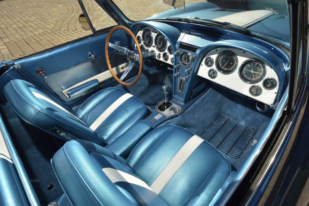 Harley Earl's 1963 Chevrolet Corvette Styling Car interior