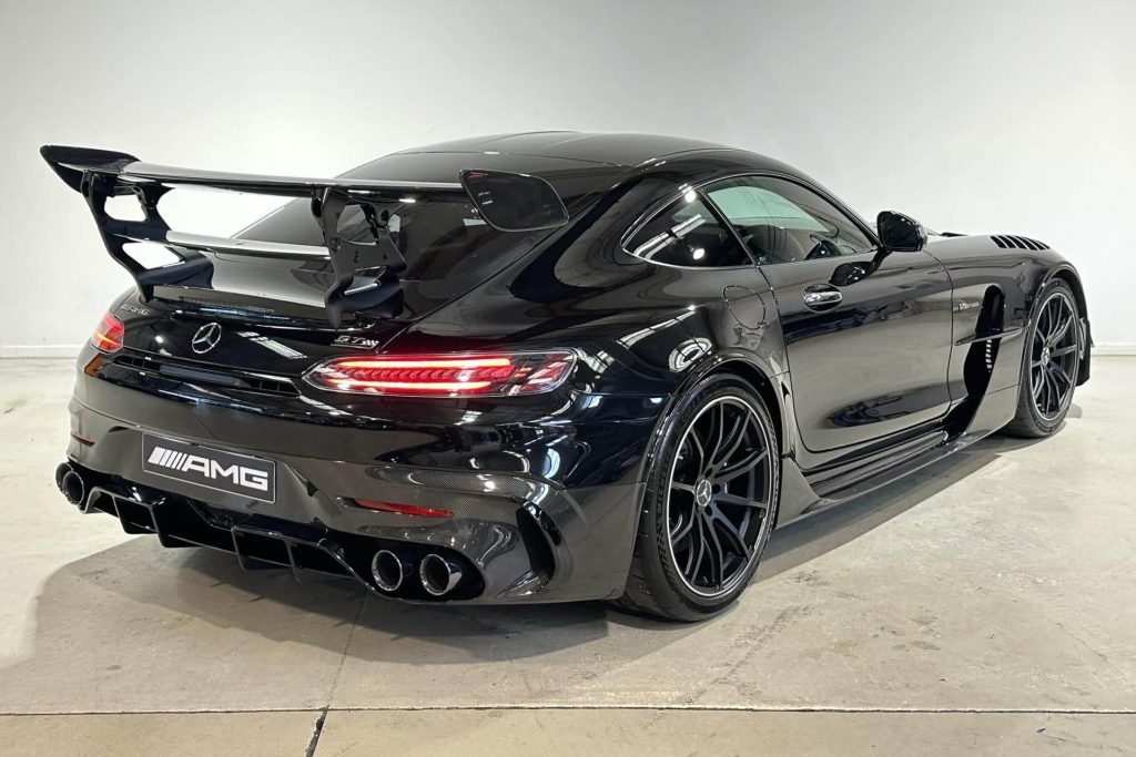 2022 Mercedes-AMG GT Black Series rear three quarter view for sale on TradeMe