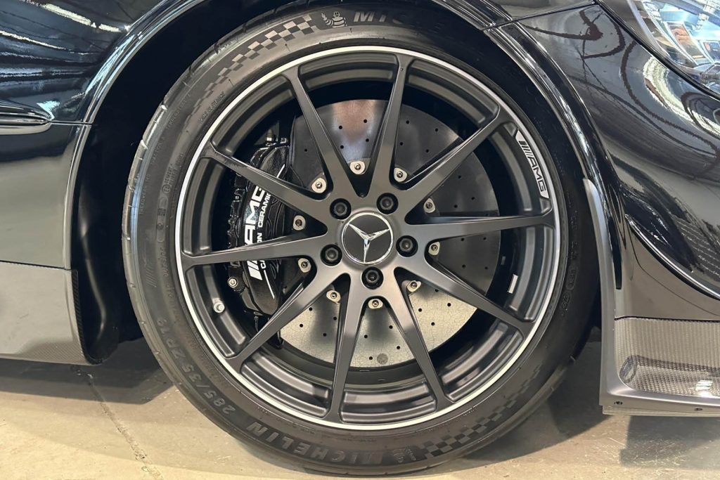 2022 Mercedes-AMG GT Black Series wheel close up for sale on TradeMe