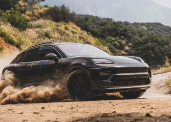 2024 Porsche Macan electric driving off road