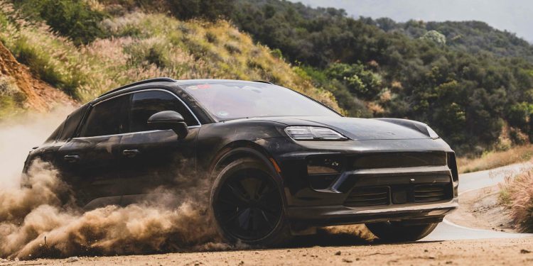 2024 Porsche Macan electric driving off road