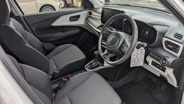 2024 Suzuki Swift interior spotted at dealership in Japan