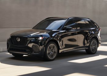 2025 Mazda CX-70 driving on road