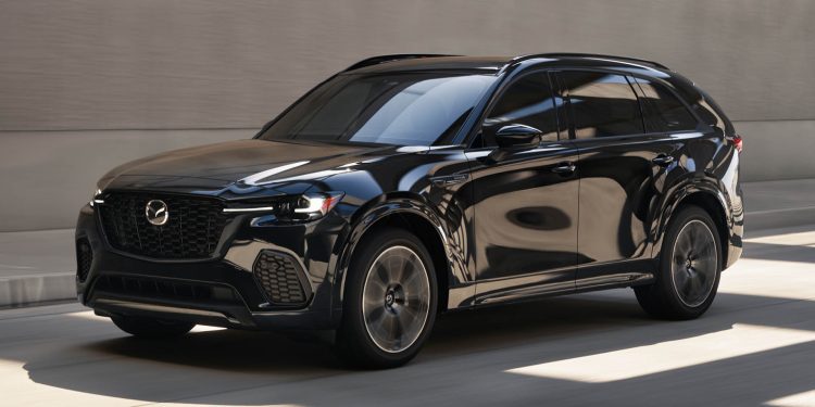 2025 Mazda CX-70 driving on road