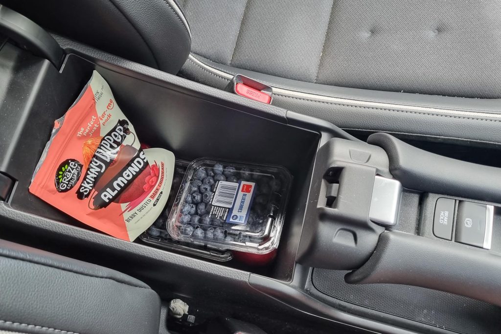 Centre console storage in the Honda ZR-V Turbo