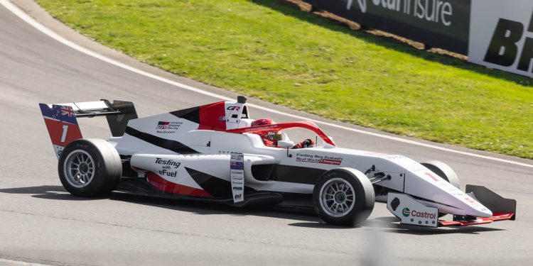 Toyota Formula Regional car on Hampton Downs race track