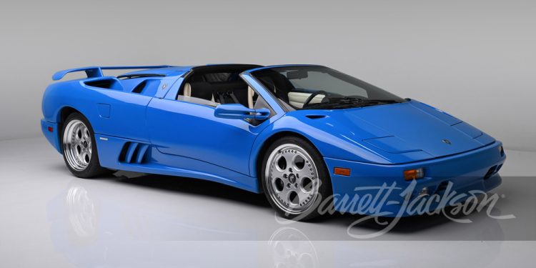 Donald Trump's old 1997 Lamborghini Diablo VT front three quarter view