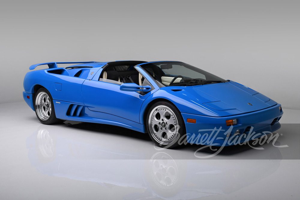 Donald Trump's old 1997 Lamborghini Diablo VT front three quarter view