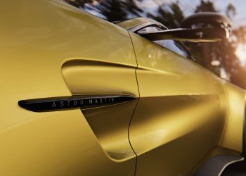 Fender vent on Aston Martin Vantage