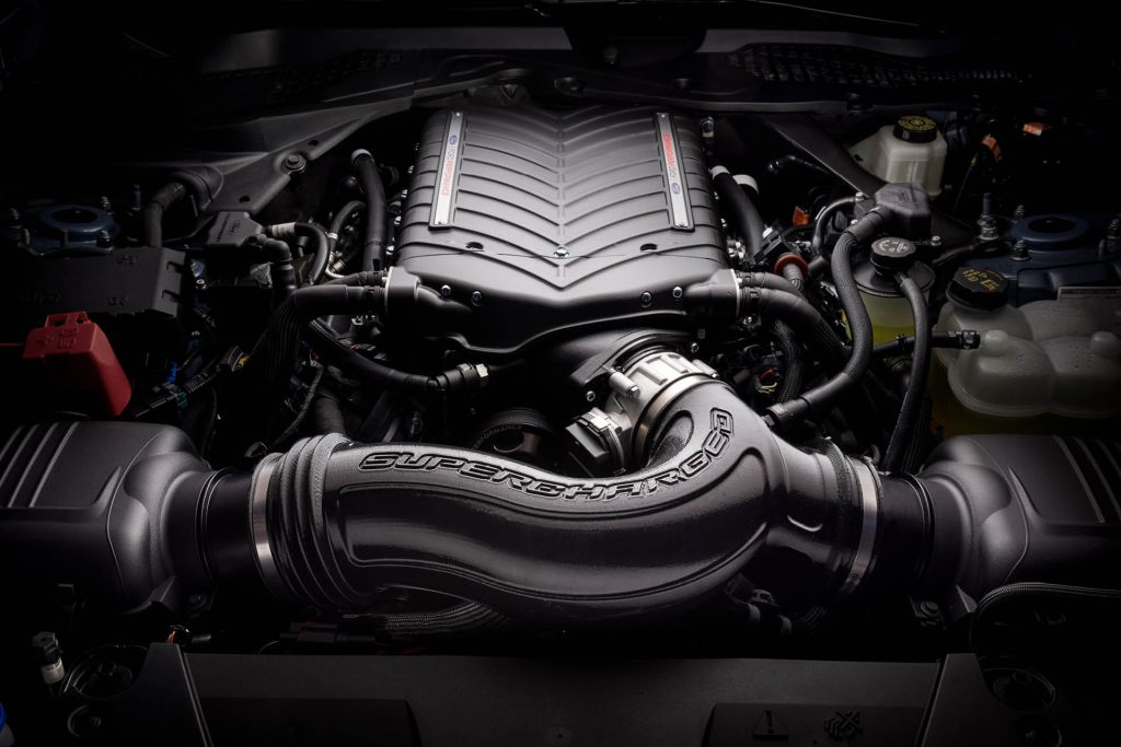 Ford Mustang Coyote V8 with supercharger