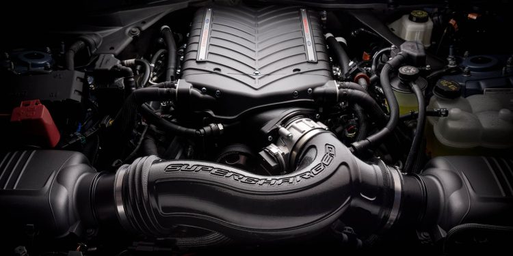 Ford Mustang Coyote V8 with supercharger