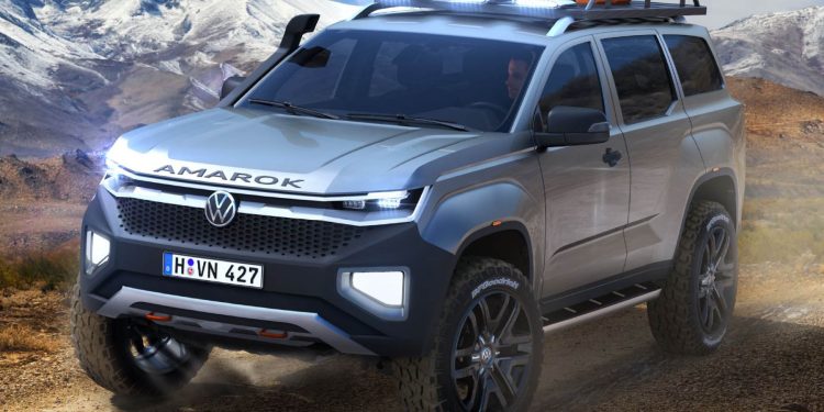 Volkswagen Amarok SUV sketch