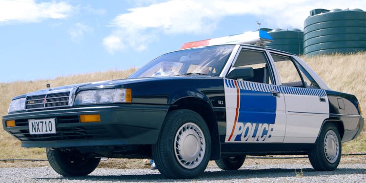 New Zealand Police 1988 Mitsubishi V3000 patrol car restored
