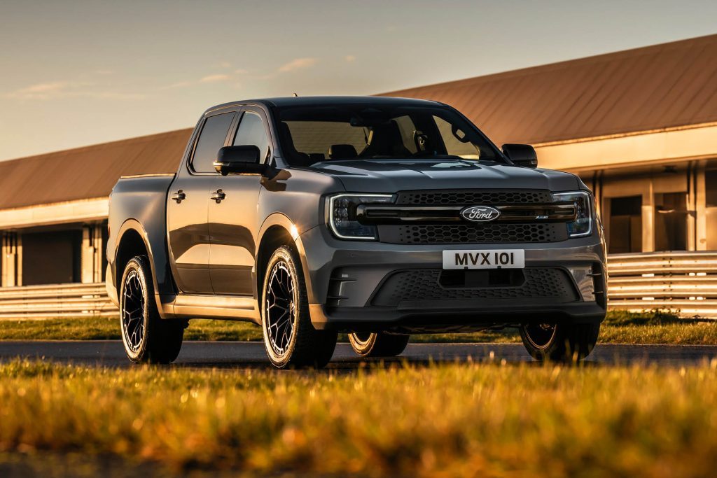 2024 Ford Ranger MS-RT front three quarter view