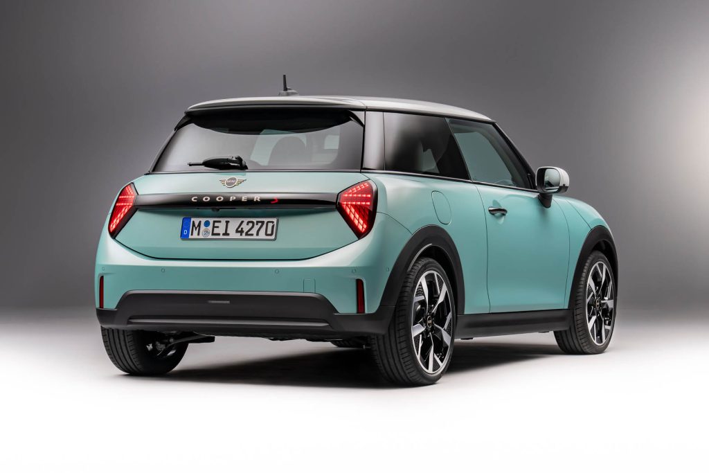 2024 Mini Cooper S rear three quarter view