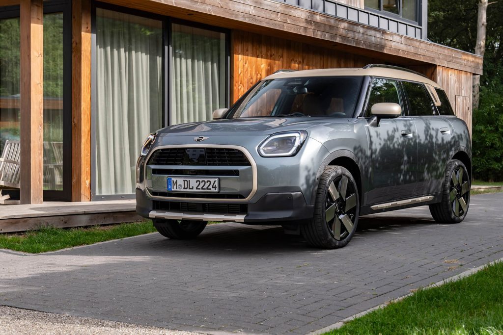 2024 Mini Countryman C parked outside of house