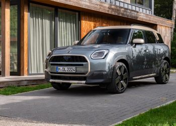 2024 Mini Countryman C parked outside of house