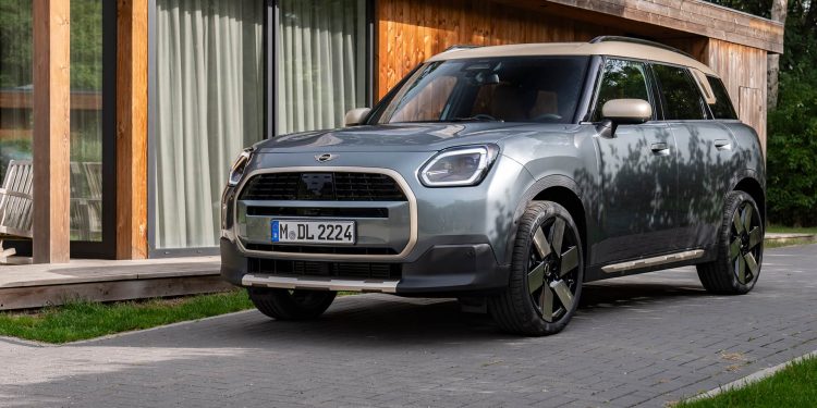 2024 Mini Countryman C parked outside of house
