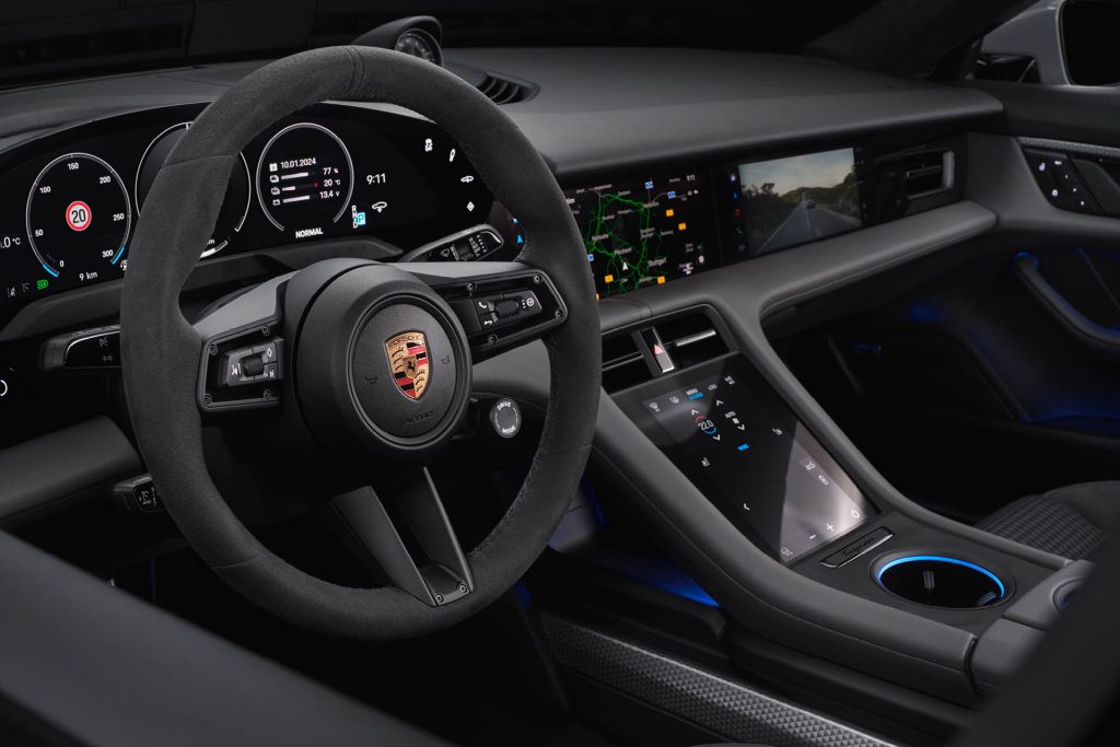 Updated 2024 Porsche Taycan interior