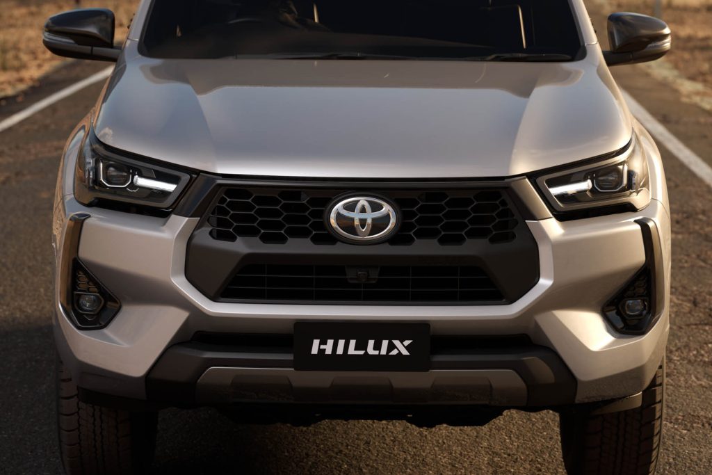2024 Toyota Hilux facelift close up view