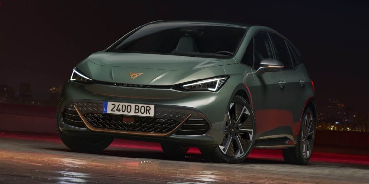 2025 Cupra Born VZ front three quarter view