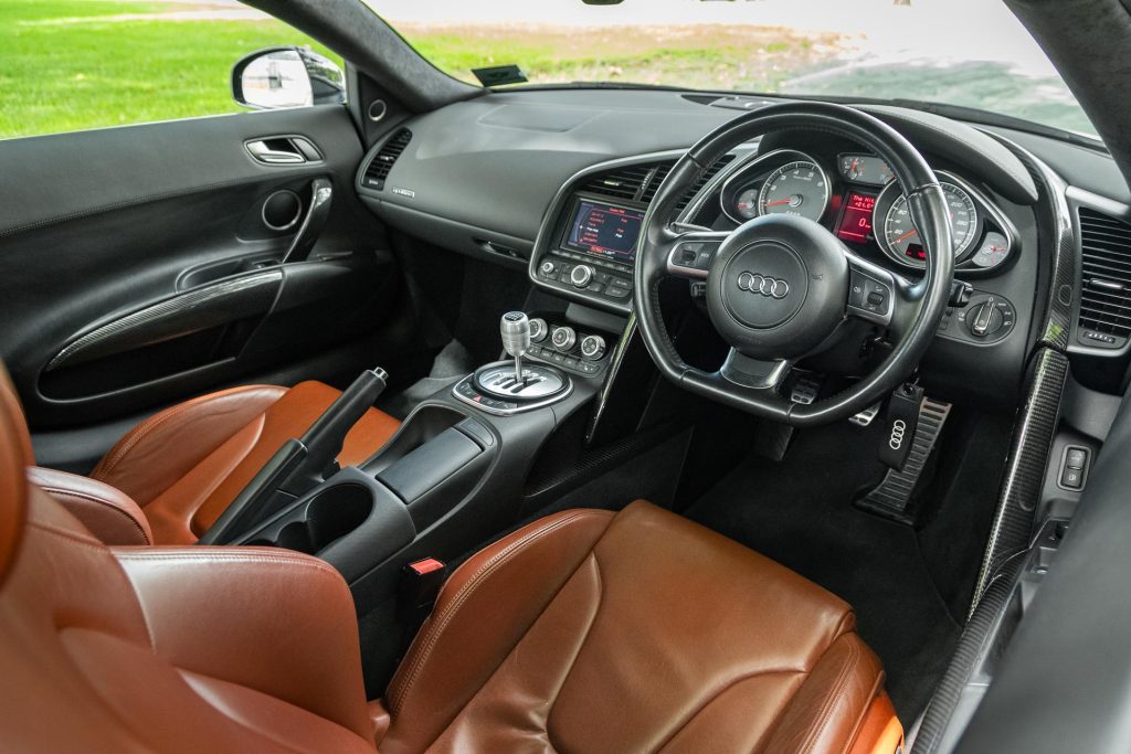 First generation Audi R8 interior view