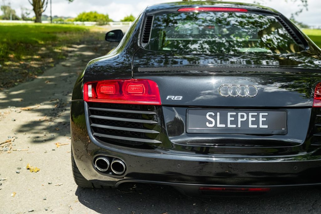 First generation Audi R8 rear end