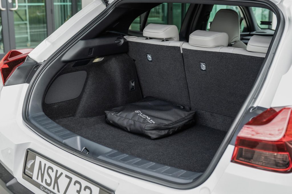 Boot space in the Lexus UX300e Limited