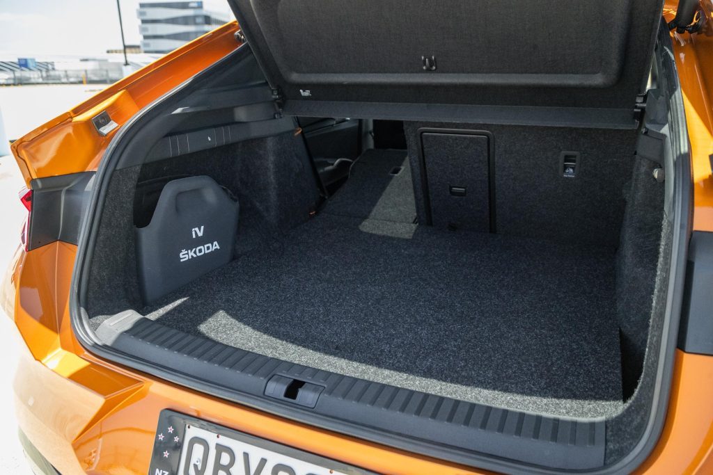 Boot space in the Skoda Enyaq 80 Coupe