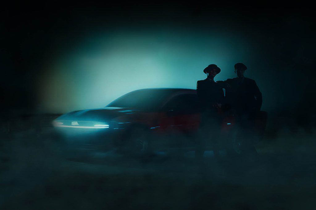 Electric Dodge Charger teaser