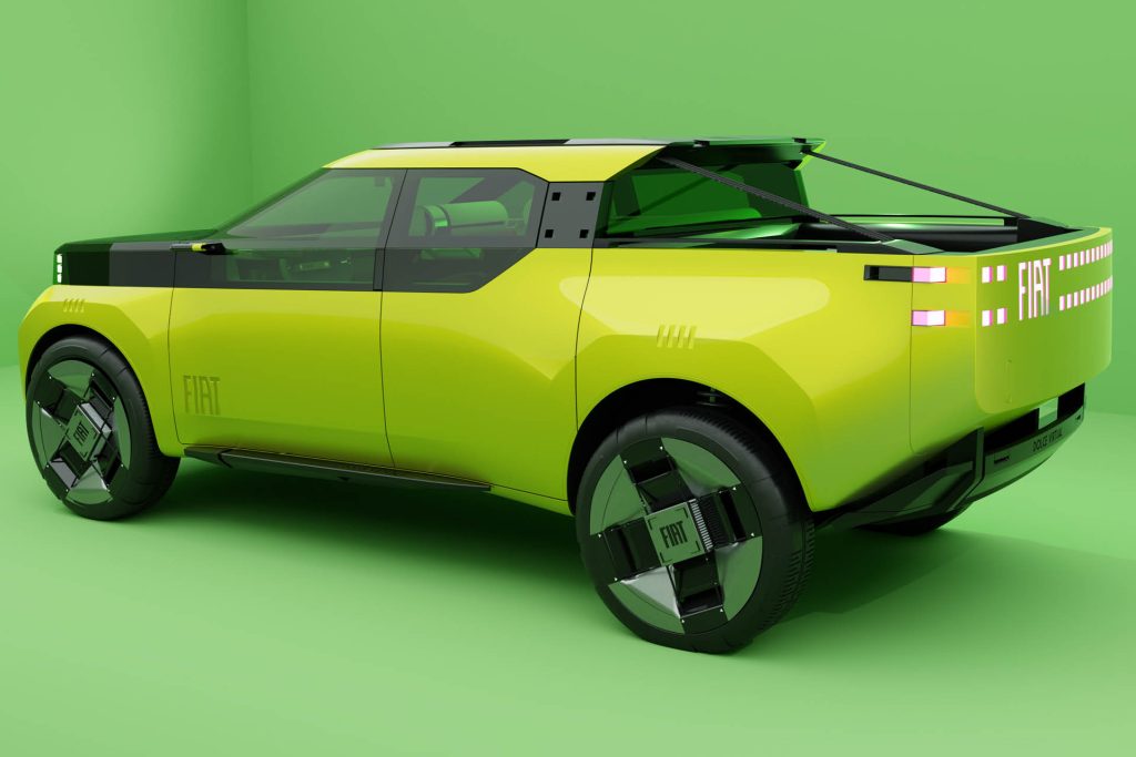 Fiat Pick Up Concept rear three quarter view