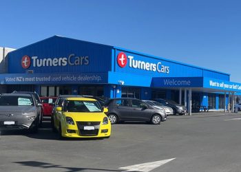 Turners Cars Rotorua yard and building